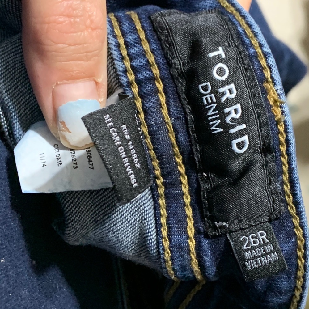 Torrid size 26 jeans.